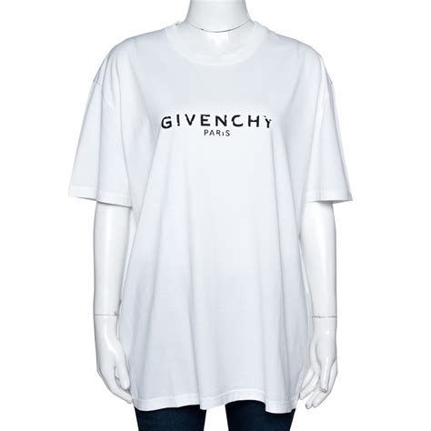 givenchy white t shirt holes|givenchy graphic crewneck t shirt.